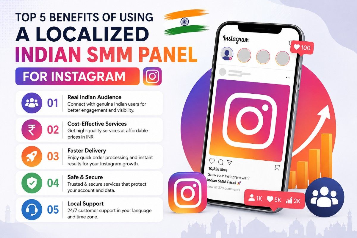 Top 5 Benefits of Using a Localized Indian SMM Panel for Instagram